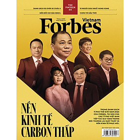 Hình ảnh sách NỀN KINH TẾ CARBON THẤP - Tạp chí Forbes Việt Nam số 128 (tháng 4.2024)
