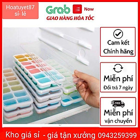 Mua KHAY LÀM ĐÁ SILICON CÓ NẮP TRÁNH BỊ MÙI TỦ LẠNH