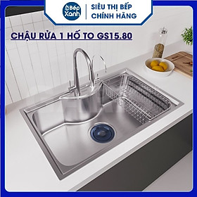 Chậu rửa một hố to Garis GS15.80 - Hàng Chính Hãng