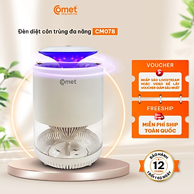 Mua Đèn Diệt Côn Trùng COMET CM078 3W cắm điện trực tiếp  8 bóng đèn LED  sử dụng tia ánh sáng tím và quạt hút diệt muỗi và lọc không khí