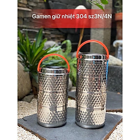 Mua Hộp đựng cơm giữ nhiệt 3 ngăn inox-Cà mên-Camen giu nhiet 3 ngan  4 ngan Hộp đựng cơm bằng Inox