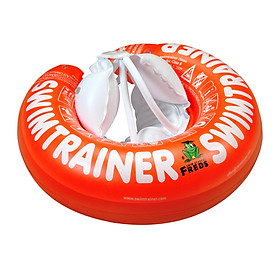 Phao Tập Bơi Chính Hãng SWIMTRAINER Đỡ Lưng Chống Lật Cho Bé Từ 3 Tháng Đến 4 Tuổi màu ĐỎ