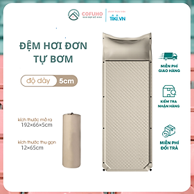 Mua Đệm Nệm Ngủ Trưa Văn Phòng Bơm Hơi Tự Động PH23122  Đệm Giường Hơi 1 Người Cắm Trại Du Lịch  Đệm Hơi Du Lịch Gấp Gọn  Đệm Chống Ẩm Cắm Trại Ngoài Trời  Đệm Hơi Ô Tô Không Cần Thổi
