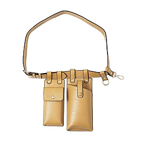 Fashion Waist Bag Drop Leg Leather Shoulder Bag Crossbody Streetwear Cellphone Fanny Pack Chest Purse Wallet