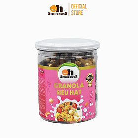 Granola Ngũ Cốc ăn kiêng Siêu Hạt Smilenuts vị Dâu hủ 225g