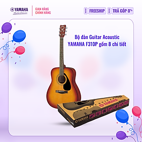 Mua Bộ đàn Guitar Acoustic YAMAHA F310P gồm 8 chi tiết - Trọn bộ bạn cần cho người mới bắt đầu chơi đàn  sản phẩm chính hãng