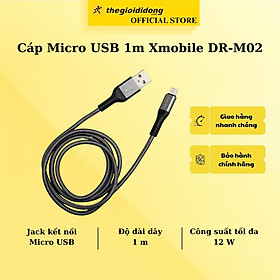 Mua Cáp Micro USB 1m Xmobile DR-M02 - Hàng Chính Hãng