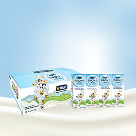 Sữa Tiệt Trùng Có Đường VPMilk Grow+ Hộp 180ml (Thùng 48 Hộp)