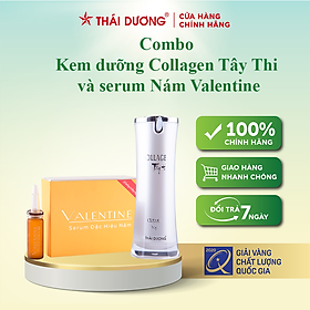 Bộ đôi toàn diện dành cho da nám - Serum đặc hiệu nám Valentine 10ml & Kem dưỡng da Collagen Tây Thi 30g