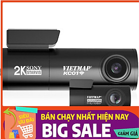 Mua Camera Hành Trình Ô Tô Ghi Hình Trước & Sau Tích Hợp Thẻ Nhớ 32GB VIETMAP KC01 - Hàng Chính Hãng