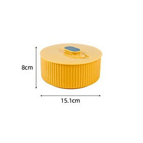 Nồi nấu mỳ bằng gốm chịu nhiệt nắp nhựa cao cấp mầu pastel (mầu nắp ngẫu nhiên)