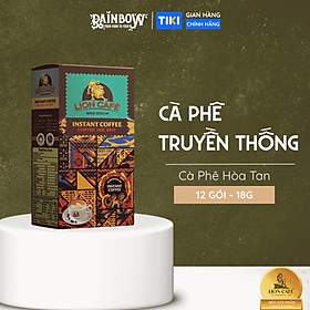 LION CAFE - Cà phê hòa tan 3in1 - Hộp 216g (12 gói x 18g)