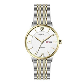ĐỒNG HỒ TOPHILL TA050G.S6692 Dây và vỏ thép 316L, máy pin, kính sapphire