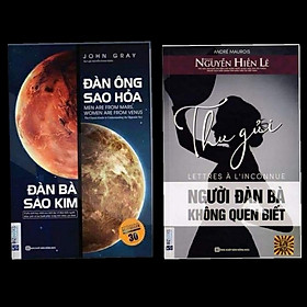 Combo 2 bộ sách ĐÀN ÔNG SAO HỎA- ĐÀN BÀ SAO KIM+ THƯ GỬI NGƯỜI ĐÀN BÀ K QUEN BIẾT ( tặng kèm bút bi )