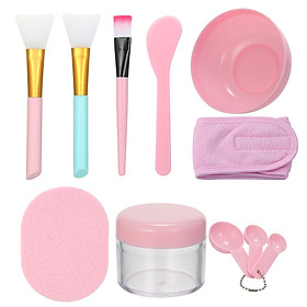Face Mask Mixing Bowl Set DIY Facial Care Mask Face Mask Mixing Tool Sets Silicone Mask Bowl Face Mask Brush Measuring