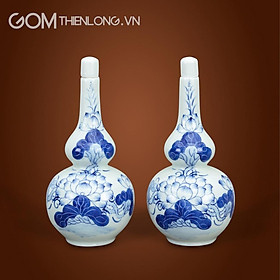 Mua Bộ Đồ Thờ Men Lam Vẽ Rồng - Hàng Kỹ Nghệ Nhân - Đồ Thờ Bát Tràng - Gốm Thiên Long