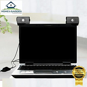 Mua Bộ loa mini cho laptop  điện thoại âm thanh trung thực kết nối sạc cổng USB (Đen)