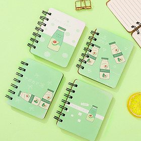 Sổ tay bơ đào hottrend nhỏ gọn có hàng kẻ tiện lợi với nhiều họa tiết đáng yêu phù hợp cho mọi lứa tuổi – H048