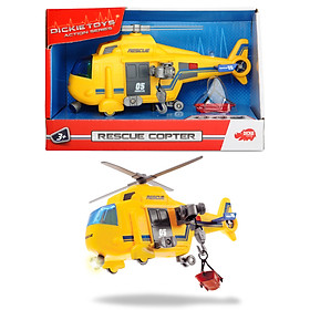 Đồ Chơi Trực Thăng Cứu Hộ Dành Cho Bé DICKIE TOYS Rescue Copter 203302003 - Đồ Chơi Đức Chính Hãng (18 cm)