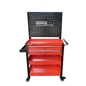 Mua XE ĐẨY DỤNG CỤ XE ĐẨY DỤNG CỤ 3 KHAY 2 NGĂN KÉO CÓ TẤM TREO XE ĐẨY ĐỰNG ĐỒ SỬA CHỮA XE MÁY XE ĐẨY DÙNG CHO GAGARE OTO