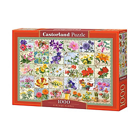 Hình ảnh Xếp hình puzzle Vintage Floral 1000 mảnh CASTORLAND C-104338