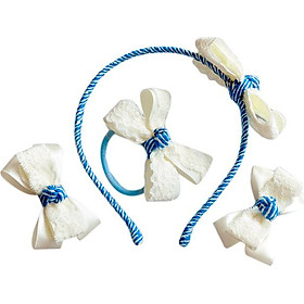 Hộp Cài Kẹp Cột Tóc Nơ Latin Handmade LTK012