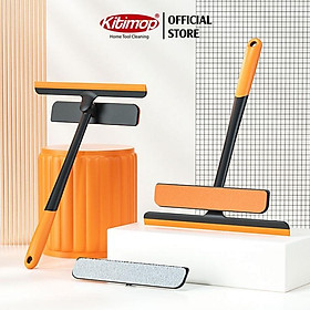Mua Cây lau kính đa năng Kitimop-3in1 lau kính kèm gạt nước silicon xoay 360 độ chống trượt nhỏ gọn thông minh tiện lợi