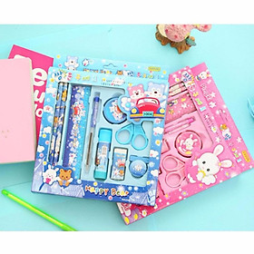 Bộ dụng cụ học tập 9 món tiện ích cho bé