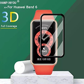 Cường lực màn hình 3D Cạnh Cong Full mặt kính cho Huawei Band 6 / Honor Band 6