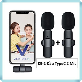 Mua MICROPHONE K9-2 + TYPE/C KẸP ÁO