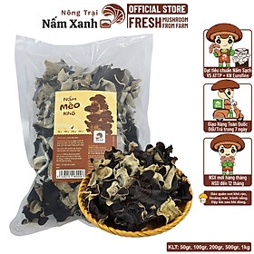 Nấm Mèo Khô (Nấm Mộc Nhĩ Khô) - Nông Trại Nấm Xanh