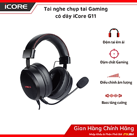 Mua Tai nghe chụp tai Gaming có dây iCore G11 - Hàng Chính Hãng