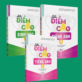 Combo Bí quyết chinh phục điểm cao Tiếng anh 11 (tập 1 + tập 2) + Sinh học 11