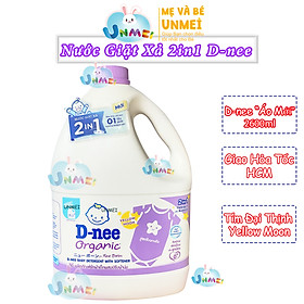 Nước giặt Dnee chính hãng 2600ml (màu tím Yellow Moon 2in1) - Thái Lan