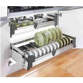 GIÁ BÁT ĐĨA INOX ĐÁY ĐẶC ÂM TỦ EURONOX EU1.B90 - HÀNG CHÍNH HÃNG