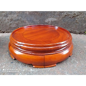 Mua Kỉ Tròn  Đế Tượng  Đôn nhỏ gỗ hương cao 6cm trang trí phòng khách  phòng làm việc  phòng thờ