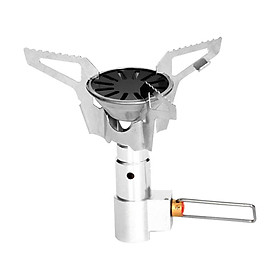 Mini Camping Stove Backpacking Gases Burner Stove with Removable Bracket for Outdoor Cooking Camping Picnic Backpacking Hiking
