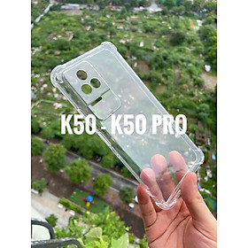Ốp dẻo chống sốc cho Xiaomi Redmi K50 , K50 Pro silicon trong suốt , bảo vệ Camera