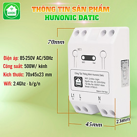 Mua Công Tắc Thông Minh Hunonic Datic Basic