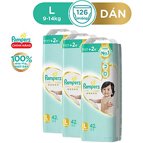 Combo 3 Tã Dán Pampers Thượng Hạng Nội Địa Nhật NB70 S64 M52 L42