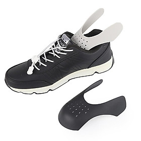 2 Pairs Anti  Sneaker Protector Toe Box Decreaser Preventer S+L Black