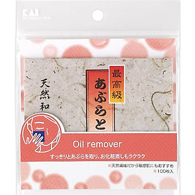 Set 100 miếng thấm dầu mặt kai cao cấp - nội địa nhật bản