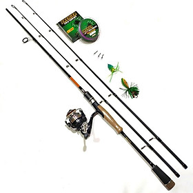 ( khuyến mại ) combo lure bạo lực cần super 2 ngọn máy expert ( đại hạ giá )