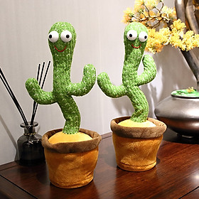 Đồ chơi xương rồng nhảy múa uốn lượn Dancing Cactus phát ra âm thanh vui nhộn biết nhại tiếng