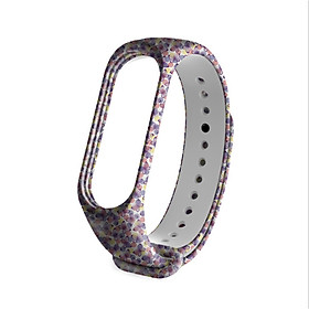 Dây đeo thay thế cho Xiaomi Miband 3 và 4 phối mầu độc đáo MB04 (Hàng nhập khẩu)
