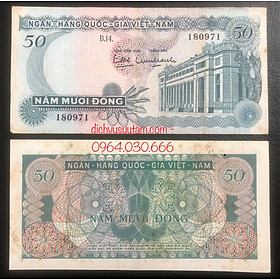 Mua Tờ 50 đồng Hoa Văn VNCH 1969