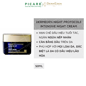 Dermeden Kem Chống Lão Hóa Và Làm Sáng Da Ban Đêm Intense Anti - Ageing Night Cream 50ml