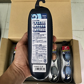 Bộ Kính Bơi VIEW V500S Chống Tia UV Chống Sương Mù Và Nón Bơi In Hoạ Tiết Lá Cờ (Đen) - Hàng Chính Hãng