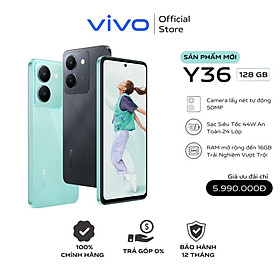 Điện thoại Vivo Y36 (8GB/128GB) - Hàng Chính Hãng - Camera 50MP - Sạc Nhanh 44W