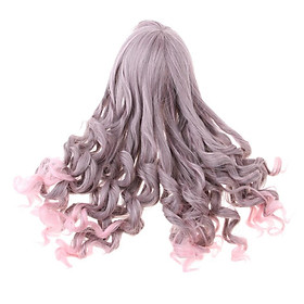 Long Curly Hair  Hairpiece for 1/3 BJD  DZ for  Doll DIY Supplies